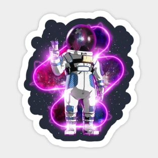 Quiet in Space Sticker